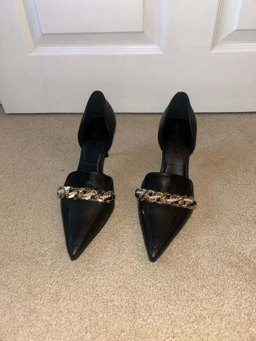 KARL LAGERFELD PARIS Women's Shivani Pointed-Toe Embellished Pumps
